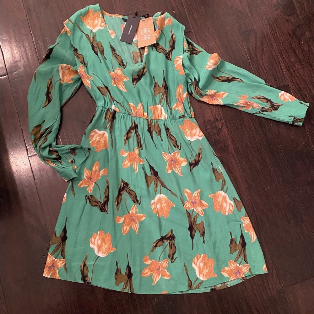 Vero Moda floral long sleeved dress